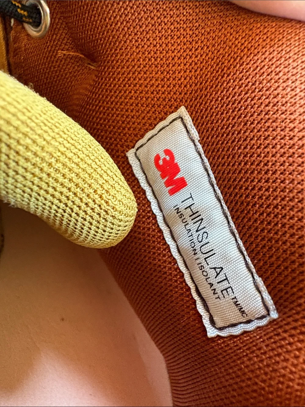 Converse High-Top Sneakers in Mustard and Rust - Picture 7 of 7
